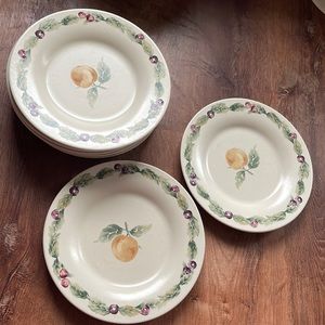 8 jimberry desert ceramic plates